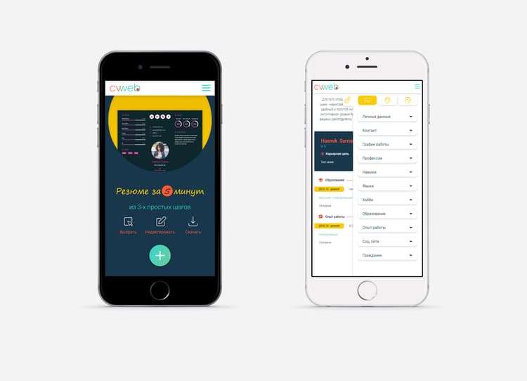 Online resume builder